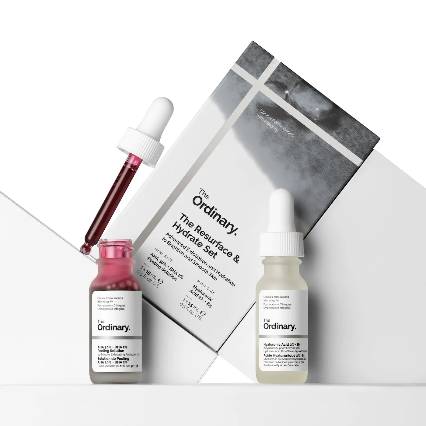 The Ordinary - “The Resurface & Hydrate Set with Hyaluronic Acid + AHA”