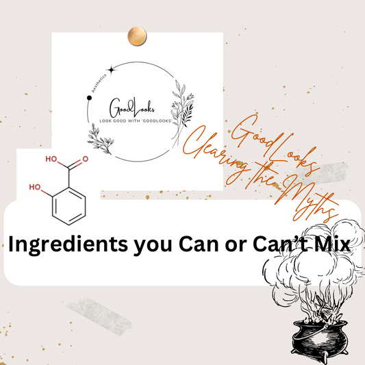 Skincare Ingredients You Can or Can’t Mix
