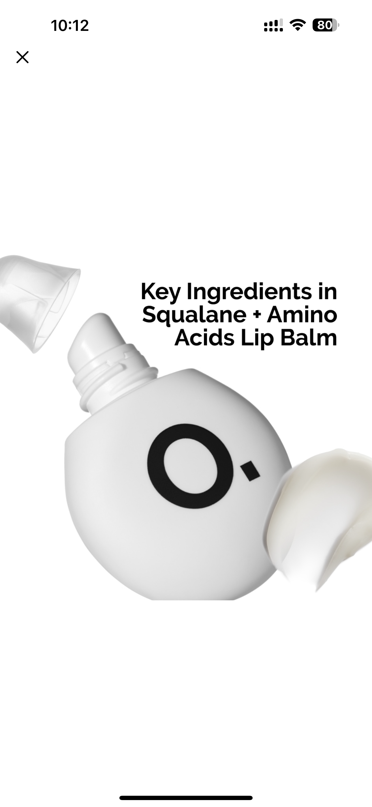 The Ordinary Squalene + Amino acid Lip Balm