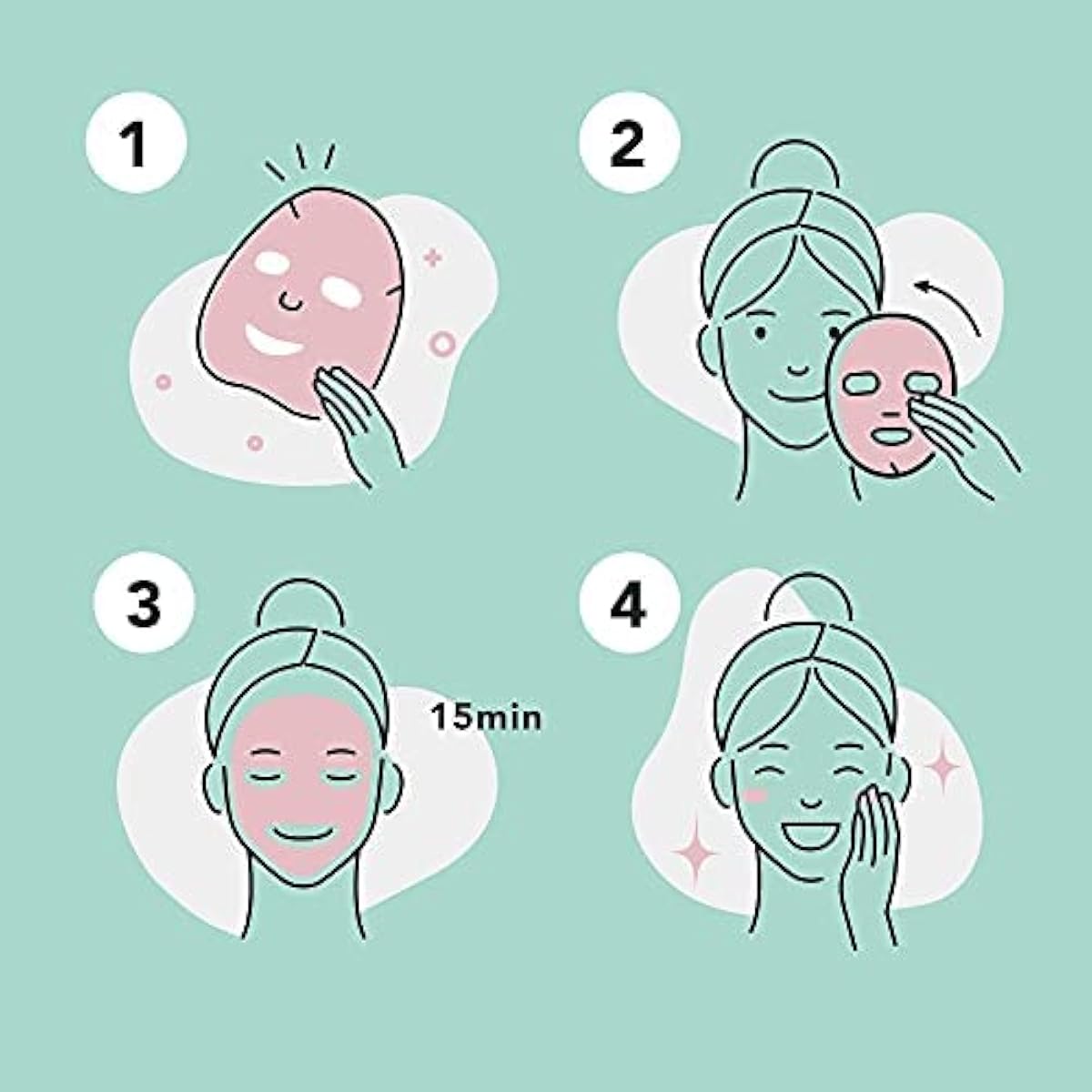 Celavi Essence Facial Face Mask Paper Sheet Korea Skin Care Moisturizing