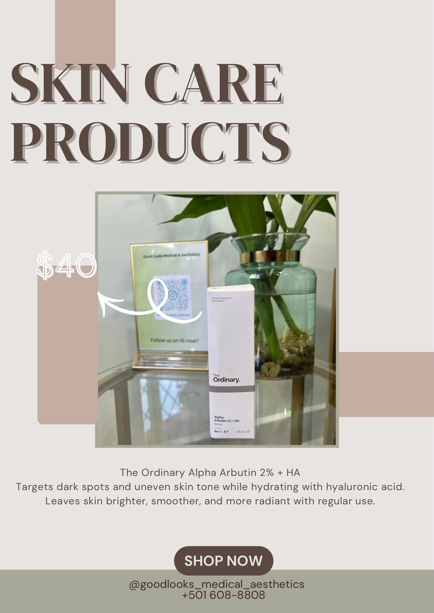 The Ordinary Alpha Arbutin 2% + HA