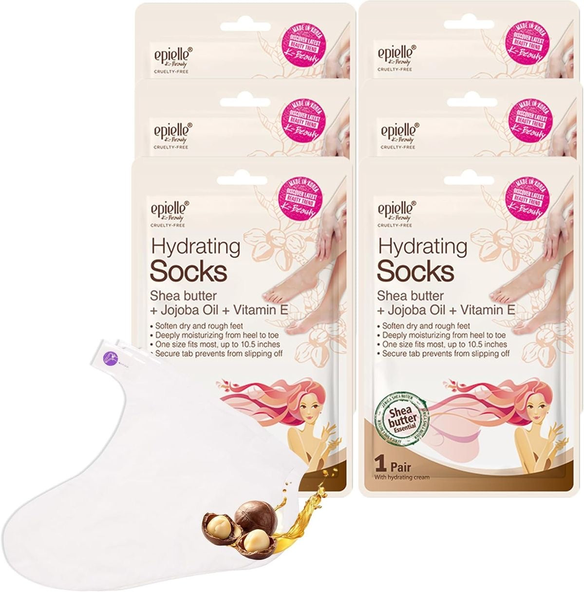 Epielle Hydrating gloves and socks