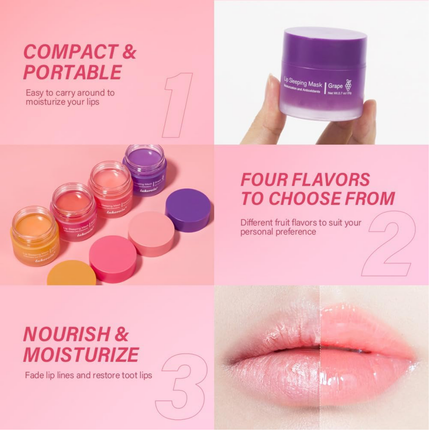 Sleeping lip mask