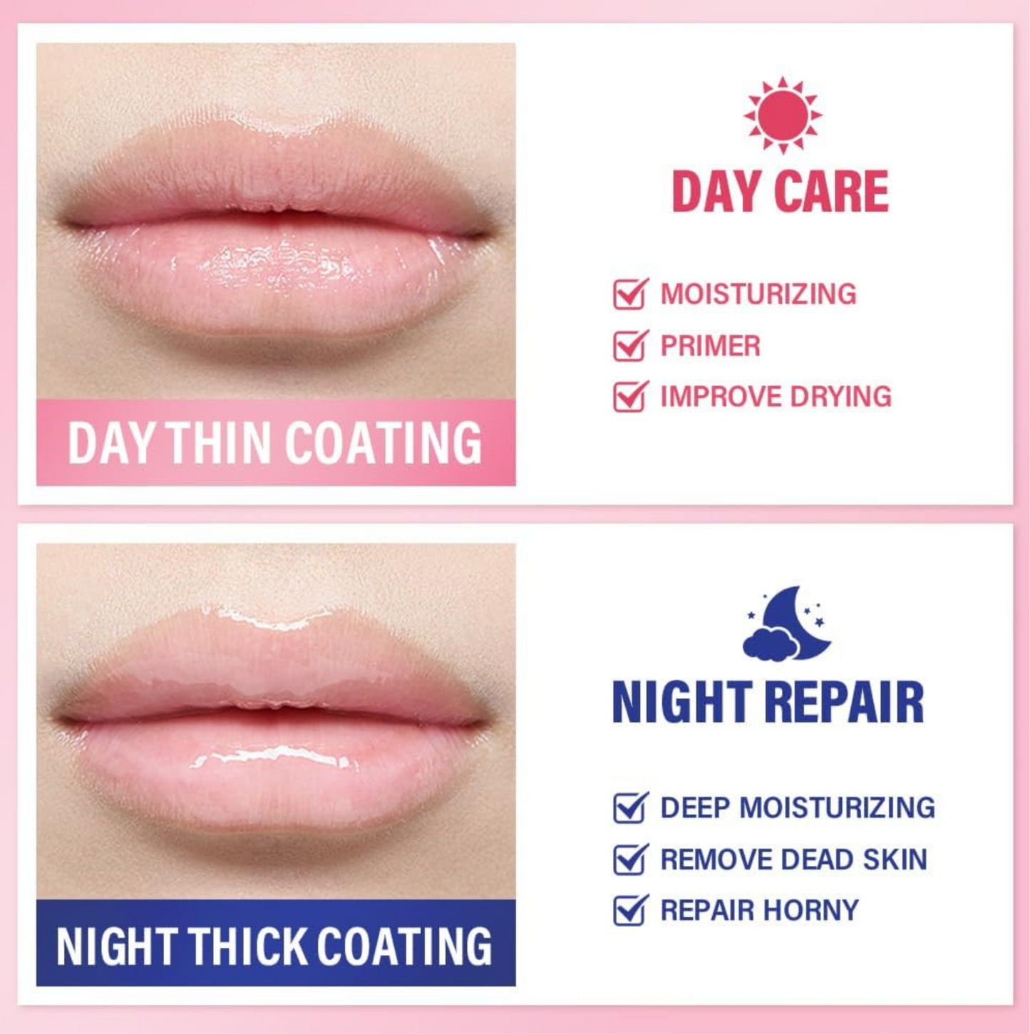 Sleeping lip mask