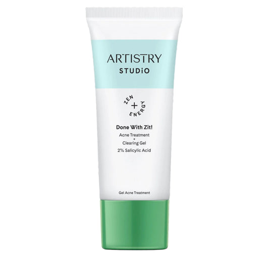 Artistry Studio Done with zit acne treatment + Clearing Gel