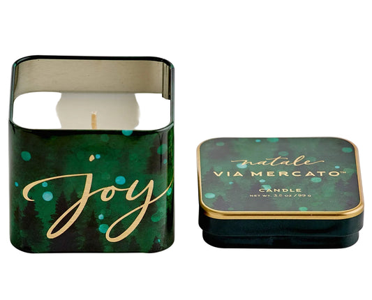 Natale Via Mercato Candle