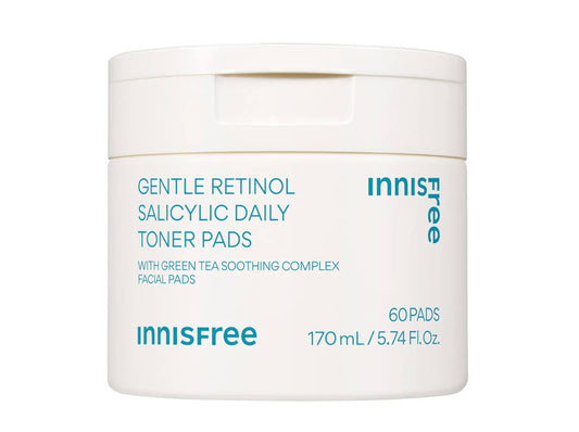 Innisfree - Daily Gentle Toner Pads ( Retinol Salicylic / Green Tea)