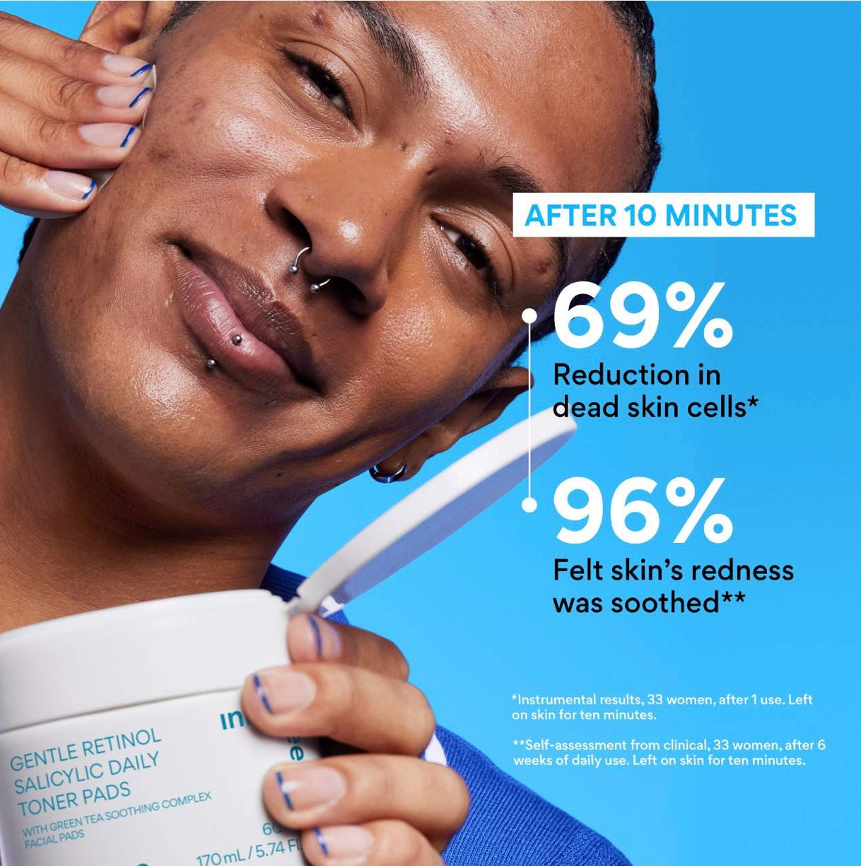 Innisfree - Daily Gentle Toner Pads ( Retinol Salicylic / Green Tea)